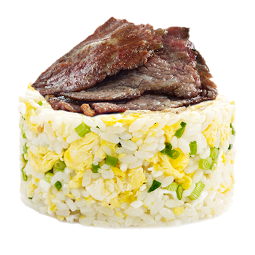 Egg Fried Rice with Braised Beef