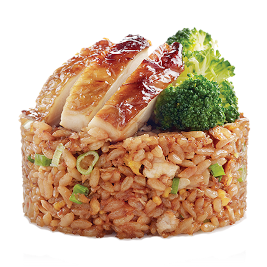Shanghai Fried Rice with Grilled Chicken & Broccoli - Zi Char Singapore, Tze Char Delivery (Home)