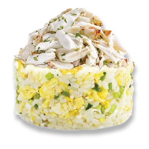 Egg Fried Rice with Wild-Caught Crab Meat