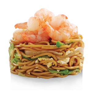 Fresh Ramen with Seasoned Prawns