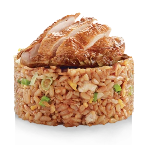 Shanghai Fried Rice with Grilled Chicken