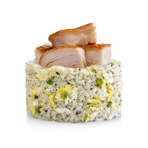 Truffle Fried Rice with Grilled Chicken